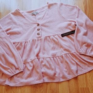 NWT Womens Plus Top, Sweater, Pink Sz 3X